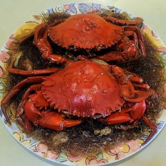 A picture of Crab with Glass Noodle.