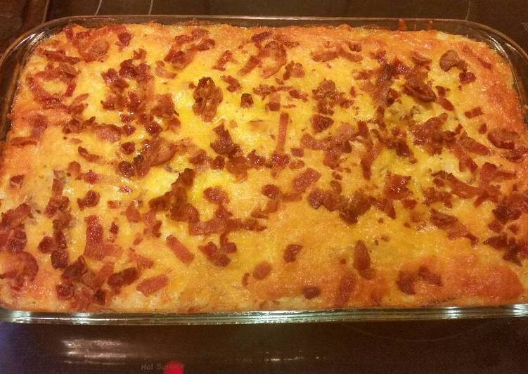 How to Prepare Loaded Potato Casserole in 21 Minutes for Mom