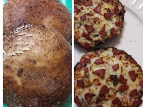 Foto resep Air Fryer Pizza Jamur Portobello #lowcarb #ketofriendly