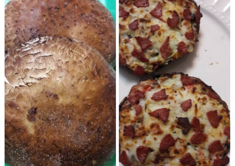 Bagaimana Membuat Air Fryer Pizza Jamur Portobello #lowcarb #ketofriendly yang Enak Banget