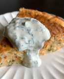 Rice Cooker Salmon & Sour Cream Frittata