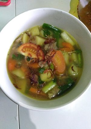 Foto resep Sop daging sapi sederhana
