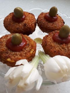 عکسی از دستور پیاز سوخاری شکم پر