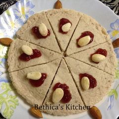 A picture of Strawberry Jam Sandesh.