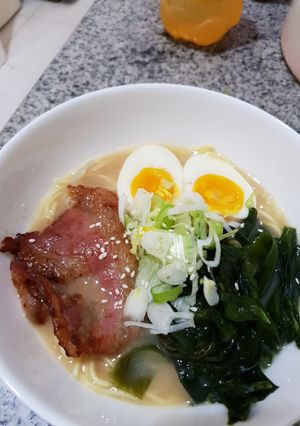 Foto resep Ramen Kaldu Tulang Babi (Tonkotsu Style)