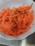 Ensalada zanahoria con maní