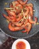 Tôm Hấp Sả Gừng