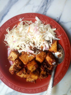 A picture of Peppered Tofu.