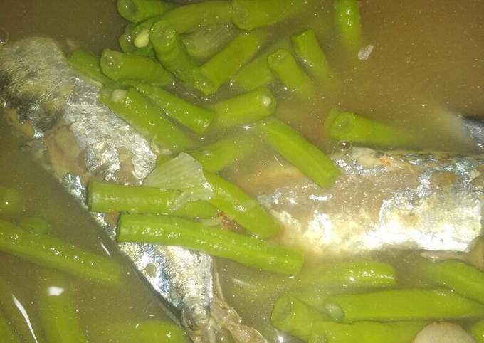 Sayur Asem Kacang Panjang dan Ikan Pindang Simpel