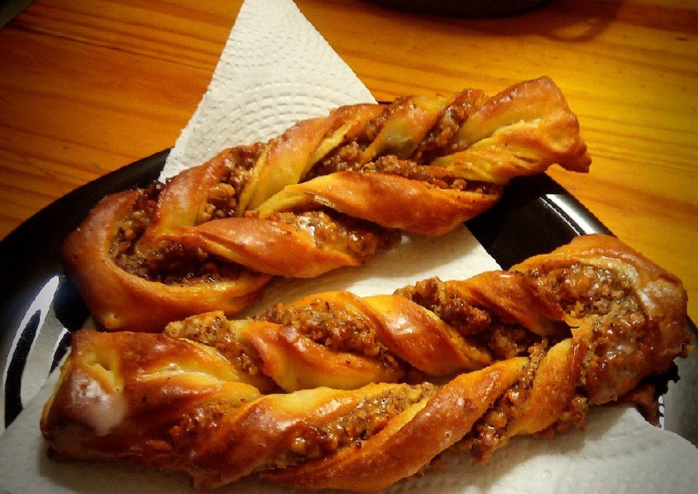 Trenzas de avellana (Thermomix)