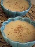 Natillas de turrón sobrante