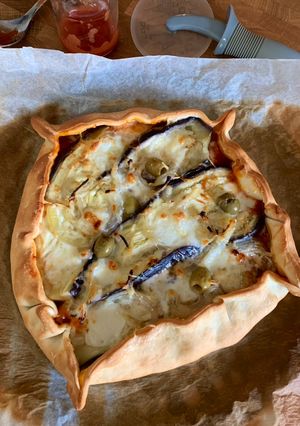 Une photo de ☆Pizza aux Aubergines☆