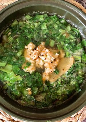 Hình của món Canh Cải Cay Nấu Tôm.