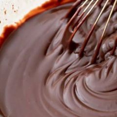 A picture of Chocolate Ganache - Using Whip Cream.