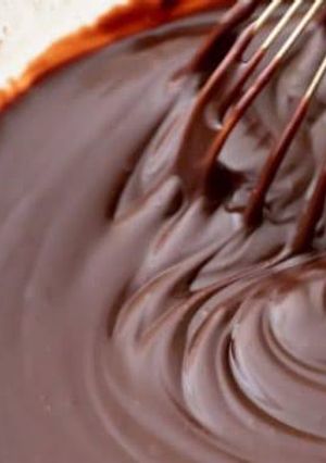 A picture of Chocolate Ganache - Using Whip Cream.