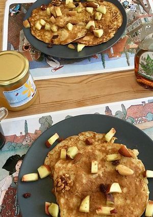 Une photo de Pancakes à la farine d’avoine
