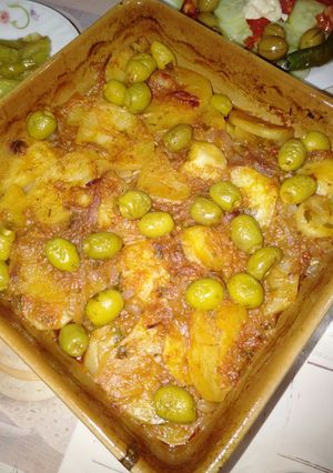 صورة لوصفة غرتان بطاطا بدون لحوم