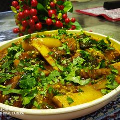 Aloo Baigan jhol A picture of Aloo Baigan jhol.