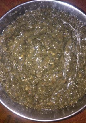 मूंग की दाल पालक (moong ki dal palak recipe in Hindi) रेसिपी मुख्य फोटो