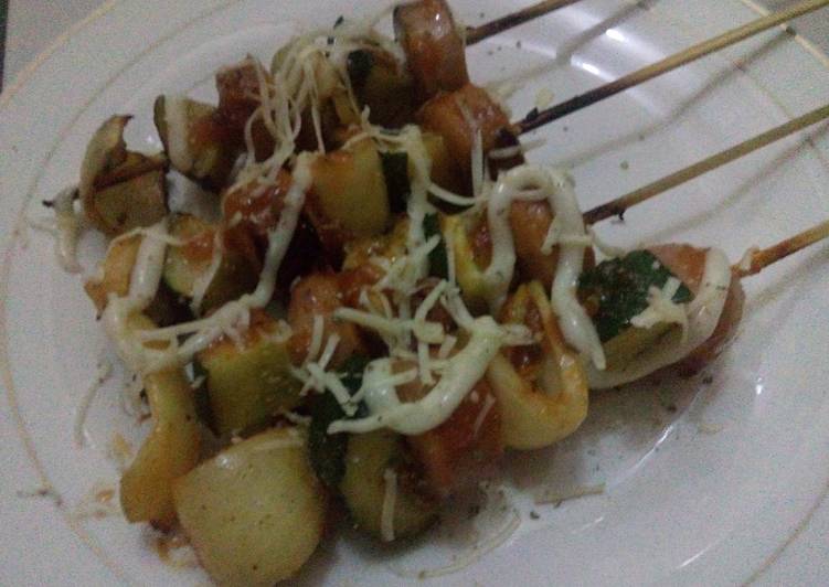 Step-by-Step Guide to Make Autumn Sate Sosis Kekinian
