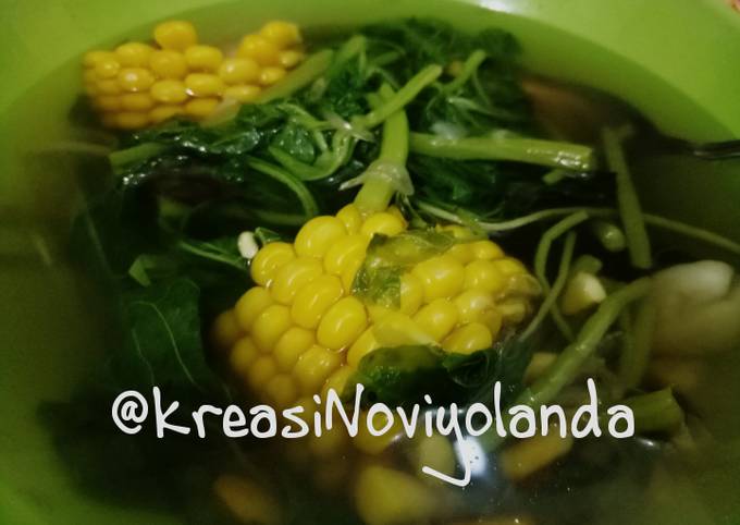 Resep Sayur Bayam Jagung Oleh Novi Yolanda Cookpad