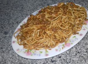 صورة لوصفة سباغيتي