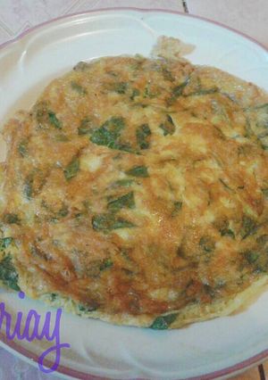 Foto resep Telur Dadar Bayam