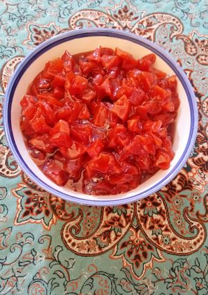 عکسی از دستور مربا به