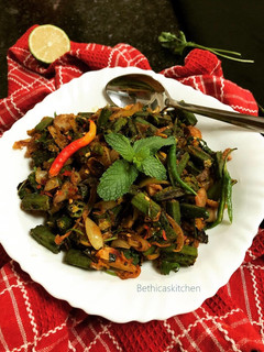 A picture of Bhindi Do Pyaza.