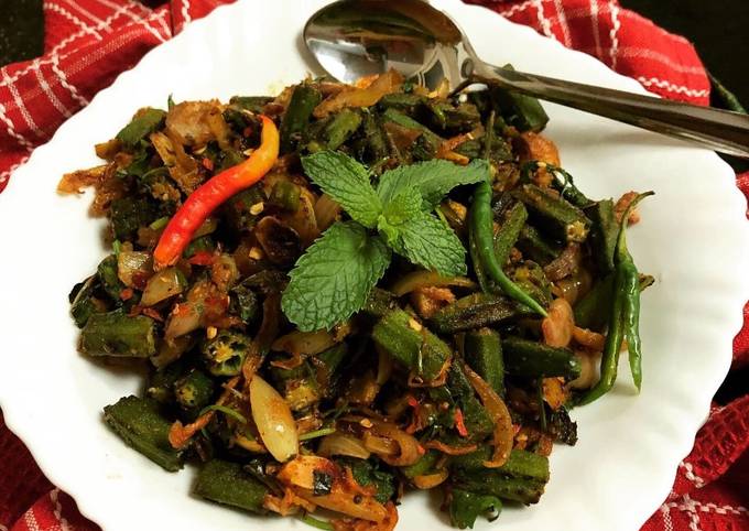 Bhindi Do Pyaza Recipe By Bethica Das - Cookpad