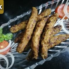 A picture of Restaurant style Seekh kabab👍.