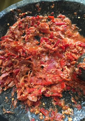 Foto resep Sambal Terasi bunga Kecombrang