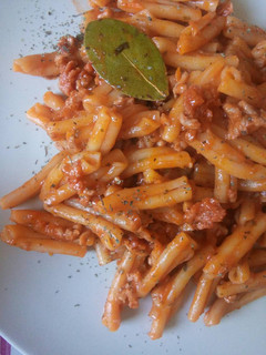 Una foto de Salsa boloñesa con chorizo