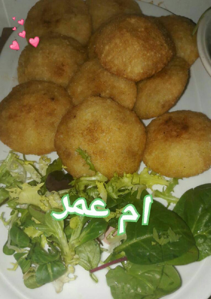 صورة لوصفة كبة الأرز