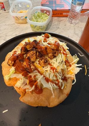 A picture of Chicken Tostada Bowl (El Pollo Loco Copycat).
