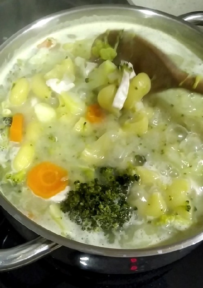 Una foto de Caldo casero
