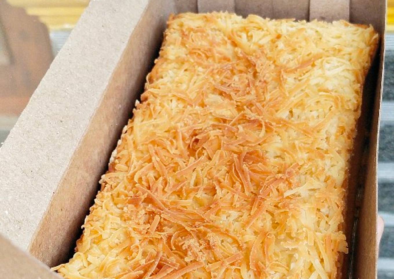Bolu tape keju simple