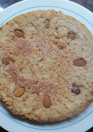 Una foto de 🏅 La tortilla del mundial: Avena, manzana y almendras