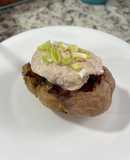Patatas rellenas estilo kebab