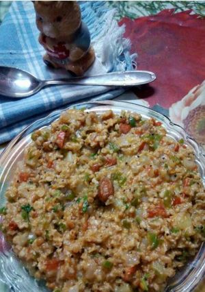 A picture of Oats upma.