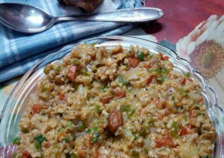 Steps to Make Super Quick Homemade Oats upma