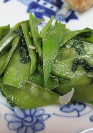 紫蘇煮荷蘭豆 的食譜成品照片