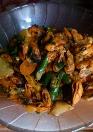 Foto resep Oseng Kerang Ijo