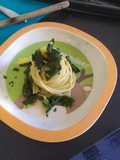 Spaghetti con cime di rapa per bambini..