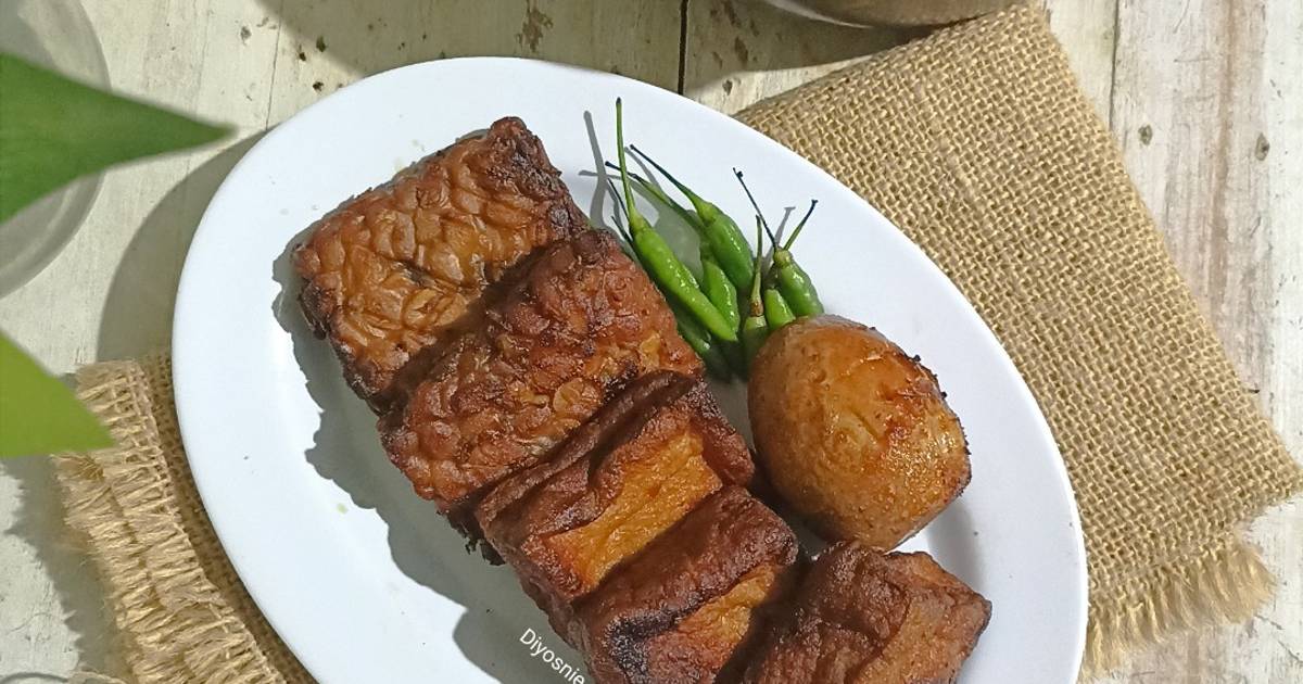 Resep Tahu Tempe Telur Bacem Teh 298 Dijamin Nikmat dan Mudah