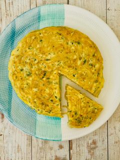 Una foto de Tortilla de espaguetis