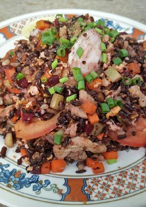 รูปของ ข้าวผัดหมูหมึก