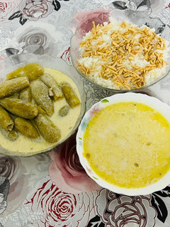 صورة لوصفة مخشي الكوسا باللبن