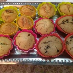 A picture of Muffin 3 flavours.