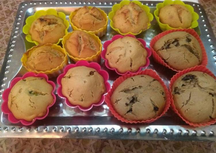 Steps to Prepare Homemade Muffin 3 flavours